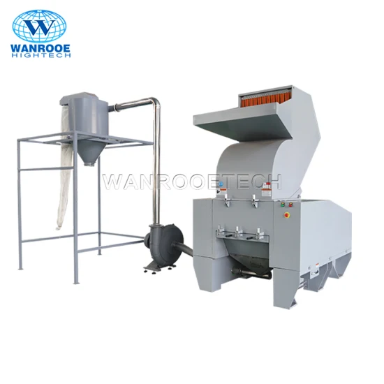 Waste PVC/PP/PE/Pet Film Bag/Sheet/Can/Profile/Bottle/Barrel Metal Cable Wire Industrial Small/Mini Plastic Crusher for Recycling Machine