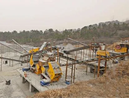 China Professional Manufacture Stationary Crushing Line Sand Crushing Plant for Sale