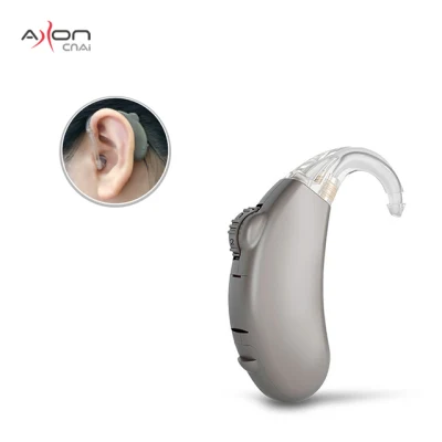 Comfortable Wearing Simple Bte Deaf Hearing Aid Equipment ODM OEM Cheap Auxiliary Listening Audifonos V-263pb